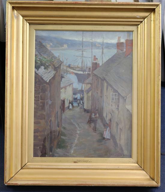 Stanhope Alexander Forbes (1857-1947) Newlyn, Cornwall, 18 x 14in.